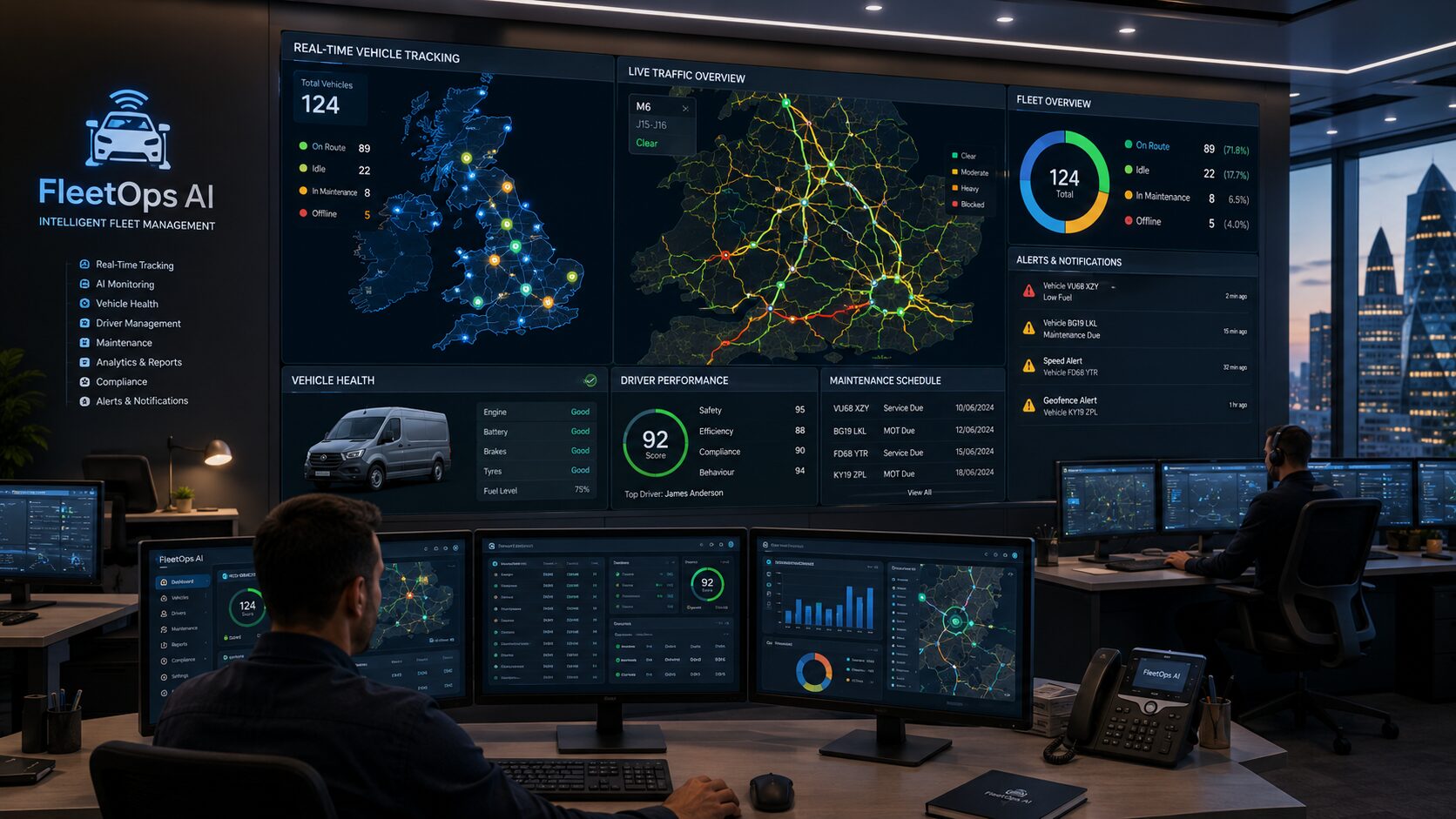 FleetOps AI control room